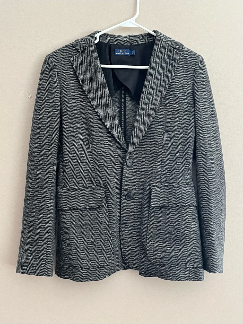 Polo by Ralph Lauren Gray Herringbone Women’s Blazer Jacket